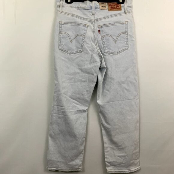 NWT Levi's® Premium RIBCAGE STRAIGHT ANKLE WOMEN'S JEANS Light Wash 31 x 27 - Picture 16 of 16